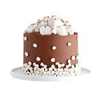 Marshmallow Dream Grand Fudge Cake 