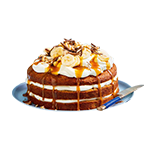 Banoffee Grand Fudge Cake 