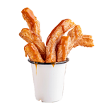 Loaded Caramel Fudge Churros 