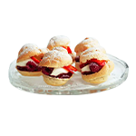 Loaded Strawberry Magic Profiteroles 