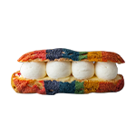 Loaded Rainbow Colours Profiteroles 