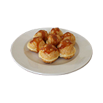 Loaded Caramel Shortcake Profiteroles 