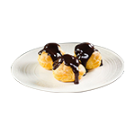 Loaded Brownie Sensation Profiteroles 