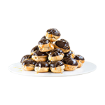 Loaded Caramel Fudge Profiteroles 