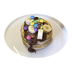 Smarties Pancake Stack 