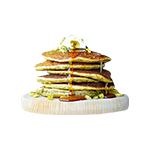 The Grand Pistachio Pancake Stack 