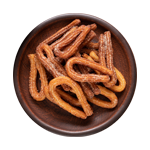 Churros With Biscoff Sauce 