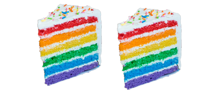 2 Scoops Of Rainbow Cake 