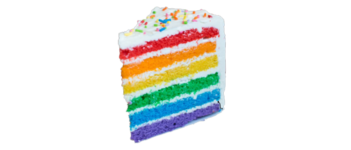 1 Scoop Of Rainbow Cake 