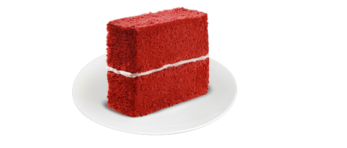 Red Velvet Cake Slice 