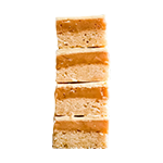 Caramel Shortcake With White Chocolate Sauce 